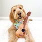 PUPROAR Guitar Dog Toy, Funny Plush Squeaky Puppy Gift, Unique Birthday Gift for Small, Medium & Large Breeds