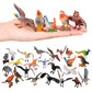 Realistic Bird Figurines, 24pcs Eagle, Parrot, Robin, Owl Toys - Fairy Garden Accessories, Educational Learning Dollhouse Birthday Cake Topper Gift for Kids