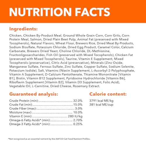IAMS Healthy Enjoyment Dry Cat Food Chicken & Salmon Recipe, 3 lb. Bag