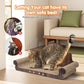 Extra Large Cat Scratcher Bed, 32 Inch Cat Scratching Board Cat Couch, Durable Cardboard Cat Scratcher Lounger, Modern Stylish Cats Bed for Indoor Cats, Furniture Protector