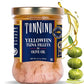 Tonnino Yellowfin Tuna Fish Premium - Olive Oil – Pack of 6 – Alternative to Salmon – Protein Snacks – Ready to Eat Meals in Glass Jar