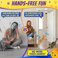 Interactive Cat Toys for Indoor Cats - 2 in 1 Automatic Laser Pointer Cat Toy with Flying Bird，Smart Moving Wand Toy with 2 Modes, Doorway Hanging Toys Safe for Bored Kitten & Adult Cats