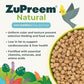 ZuPreem Natural Bird Food, Bird Feed Pellets for Parakeets, Budgies, Parrotlets, & Doves, ZuPreem Core Nutrition, Made in USA, Added Vitamins, Parakeet Food, Budgie Feed, (Small, 2.25 lb Bag)