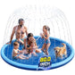 Non Slip Splash Pad for Kids and Dogs, 80" Sprinkler Splash Pad with 5mm Reinforced Edges,0.58mm Thickened Dog Pool,Outdoor Water Toys for