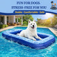 Schwimmer Dog Pool Float – Premium Pool Float for Large Dogs up to 220lbs – Durable & Inflatable Dog Raft for Pool, Lake & Beach – Comfortable & Safe