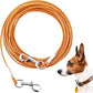Tie Out Cable for Dogs,10/20/30/50/100FT Dog Leads for Yard Chew Proof,Heavy Duty Tie Out Cable for Large Dogs Up to 125lbs,Dog Runner Tether
