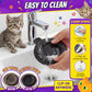 Interactive Cat Toys for Indoor Cats: Upgraded 360° Automatic Spin Flying Bird Feather Wand with Silicone Protected Rod Safe Play, Strong 8cm Suction Cup, USB-Rechargeable for Bored Kittens and Adult