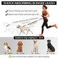 Hands Free Dog Leash, Waist Running Leash with Zipper, Walking Pouch for Medium Large Dogs, Dual Handle and Retractable Bungee for Training Jogging