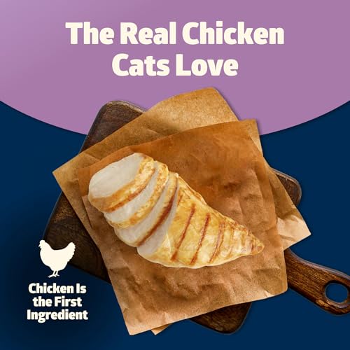 Blue Buffalo Freedom Grain-Free Adult Dry Cat Food, Complete & Balanced Nutrition for Indoor Cats, Made with Natural Ingredients, Chicken Recipe, 5-lb. Bag
