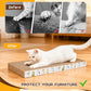 PatiencET Cat Scratching Board 4 Pack, Cardboard Cat Scratcher with Catnips, Flat Double-Sided Cat Scratch Pad for Indoor Small Medium Cats Kittens