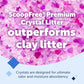 PetSafe ScoopFree Odor Control Crystal Cat Litter, Lavender Scent, 8 Lb Bag