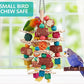 lovyoCoCo Parrot Toys Bird Toys Natural Corn Cob Bird chew Toys for Small and Medium-Sized Macaws,African Grey,Cockatoos, Parrots,Parakeet,Cockatiel,Sun Conure, Lovebird with Wooden Blocks