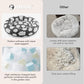 JOEJOY Donut Dog Bed Medium Size Dog, Cute Round Calming Pet Bed with Removable Washable Cover, Orthopedic Puppy Bed with Jacquard Shaggy Plush & Non Skid Bottom