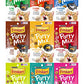 Friskies Party Mix Crunch Variety Pack (9 Flavors) - Wild West, Morning Munch, Mixed Grill, Picnic, Beachside, Cheezy Craze, Original, California Dreamin', and Meow Luau