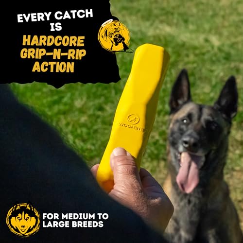 Indestructible Stick Dog Toy - Lifetime Replacement - Durable Chew Toy for Aggressive Chewers - Safe Non-Toxic Natural Rubber - Chew Tug & Fetch