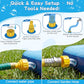 Non Slip Splash Pad for Kids and Dogs, 80" Sprinkler Splash Pad with 5mm Reinforced Edges,0.58mm Thickened Dog Pool,Outdoor Water Toys for