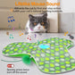 umosis Interactive Cat Toys Rechargeable,Moving Concealed Feathers,Real Mouse Squeaky,Touch Activated Cat Kitten Toy Exercise Toys for Indoor Bored