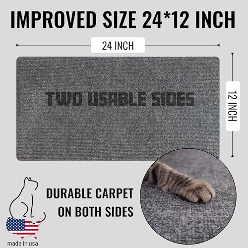 Wall Cat Scratcher & Corner Cat Scratcher – Indoor Scratching Post for Cats – Carpet Scratching Pad – Corner Scratchers for Indoor Cats – Wall Mounted Cat Mat