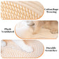 CHEERHOME PETS Cat Bed Basket with Cushion, Cotton Rope Woven Pet Bed for Indoor Cats Couch, Stimulicat Cat Bed Handwoven Breathable, All Season