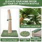 40'' Tall Cat Scratching Post Cat Tree, Curved Design Cat Scratcher Post with 3 Interactive Balls, Natural Sisal Rope Cat Scratching Posts for Indoor Cats Adults Kittens, Multi-Combinable (Style A)