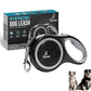 Retractable Dog Leash – Extendable up to 26 FT, Heavy Duty Nylon Tape, No-Tangle, One-Handed Brake & Lock, for Small to X-Large Dogs up to 110 lbs