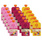 Peter Rabbit Organics Fruit Flavors Variety Pack - Squeezable Snack Pouches 4 oz. (Pack of 18)