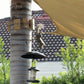 13" Bird Feeder Rain Guard, Hummingbird Feeders Shade Dome Cover, Hanging Baffle for Bird Feeder Pole,Smart Birds Feeder Umbrella (Black), 1 Pack