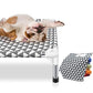 Elevated Outdoor Dog Bed, Medium Size, Cotton Material, Non-Slip Feet, Fits up to 70lbs