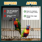HA SHI 120 Sheets Bird Cage Liners, 31 x 21.5 Inches Pre-Cut Ink-Free Unprinted Newsprint Paper for Parrots and Small Animals
