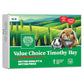 Small Pet Select Value Choice Timothy Hay for Rabbit, Guinea Pig, Bunny, Chinchilla and Other Small Animals, Premium Natural Hay Grown in The US, Pet Food, 8lb