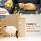 PETKARAY Couch Corner Cat Scratcher, 28'' Corner Scratching Post Cat Wall Scratcher, Sisal Scratch Pad for Sofa, Wall Furniture Protector with Toy Ball