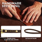 Leather Dog Leash 6 ft x 1/2 inch Heavy Duty Genuine Leather Dog Training Leash Soft and Strong Leather Leash for Small and Medium Dogs Brown
