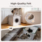 Cat Houses for Indoor Cats: Felt Cat House Cave Cathouse, Scratch-Resistant Warm Insulated Covered, Hideaway Tent for Anxiety Relief Gift