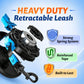 16.4 ft Retractable Dog Leash for Dogs 10–100 lbs - Heavy Duty Tape Leash with Strong Nylon Tape - 360° Swivel Control - One-Click Brake & Lock