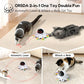 ORSDA Cat Laser Toy, 2-in-1 Interactive Automatic Motion Activated Moving 8 Holes Whack A Mole Feather, USB Rechargeable Electronic Smart Sensor Kitten Toys for Indoor Exercise