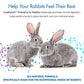 HealthyGut Probiotics for Rabbits Dietary Supplement, All-Natural Digestive System Formula (120 Servings)