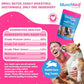 Munchbird Dehydrated Rabbit Ears 100g (3.5 oz) 12-15 pcs for Dogs, European Furry Rabbit Ear Natural Fiber for Pets, Rawhide Free Alternative to Pig Ears Dog Treats, Ear Size Varies