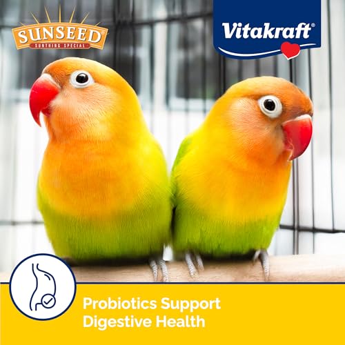 Vitakraft Vita Smart Gourmet Cockatiel and Lovebird Food - Vitamin-Fortified - Daily Pet Bird Food 4 Pound (Pack of 1)