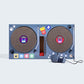 DJ Scratchpad by Relatable, Enrichment Cat Toys And Kitten Toys For Your Furry Friends, Cat Tree Essentials, Includes Box With 2 Scratch Wheels, 1 Plastic Ball With Bell, And Attached Microphone Plush