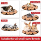 Gelbesty Original Pet Heating Pad Microwave, Snuggle Warming Safe Outdoor Newborn Kitten Puppy Pet Bed Warmer, Gel Reusable Heat Disc, Waterproof Heating Disk for Dog Cat Rabbit and Guinea Pig Gifts