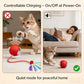 Interactive Cat Toys for Indoor Cats, Speedy Tail Cat Ball | 300mAh High-Capacity Battery, Controllable Chirping, Smart Electric Motion, Interactive