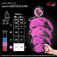 FLEXI® Classic XS Cord Retractable Dog Leash (Pink)-10 ft for Extra Small, Tiny Dogs up to 18 lbs| Ultra Compact Pocket-Size, 3-Finger Grip, German