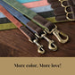Didog PU Leather Dog Leash for Medium Dogs 5ft, Soft Padded Handle Dog Leashes, Easy to Clean, Walking and Training Leashes Faux Leather for Medium