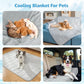 Cooling Blanket for Dogs, 0.4 Q-MAX Dog Cooling Blanket Washable, Cool to Touch Pet Blanket Cooling Comforter Throw for Bed Cover, Soft Lightweight