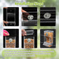 Rypet No Mess Bird Water Feeder Dispenser Set Automatic Bird Feeder Transparent Food Container Cage Acrylic Parrot Feeders Accessories for Small Birds Parrot Cockatoo Canary