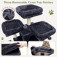 Globlazer Big Cat Tower for Indoor Cats, 80inch Cat Tower for Multiple Adult Cats XXL Cat Tree with Scratching Post, Hammock, 3 Perches, 2 Condos, 2 Hanging Basket, F80, Dark Grey