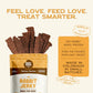 Smart Cookie Single Ingredient Rabbit Jerky Dog Treats - Training Treat Strips for Dogs and Puppies with Allergies, Sensitive Stomachs - Dehydrated, 100% Meat, Grain Free, Made in USA - 3oz, Pack of 1