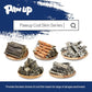 PAWUP Dog Treat Chicken Wrapped Cod Skins, Fish Chews Rolls for Medium Dogs, Healthy, Rawhide-Free, 12.5 oz