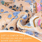 Dog Blankets for Medium Large Dogs, 3 Pack Dog Blanket Washable 41" x 31", Fuzzy Soft Pet Mat Throw Cover for Kennel Crate Bed, Cute Paw Pattern, Cat