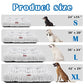 Dog Bed Crate Pad - Soft Fluffy Pet Cushion Mat for Small Dogs, Anti-Slip Comfy Kennel Pad for Puppy Crates